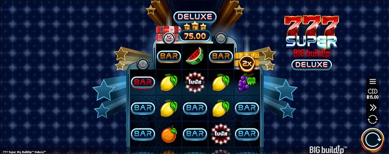 ตัวอย่างเกม 777 Super BIG Build Up Deluxe