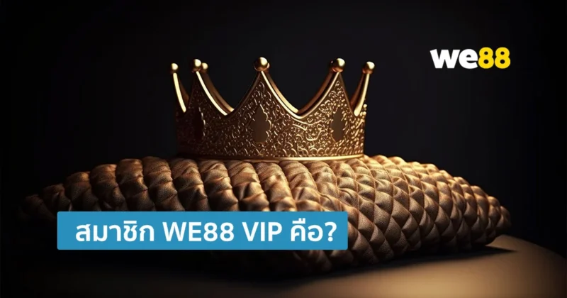 ทำความรู้จัก WE88 VIP สมาชิกสุดพิเศษ และสิทธิพิเศษที่คู่ควรกับคุณ